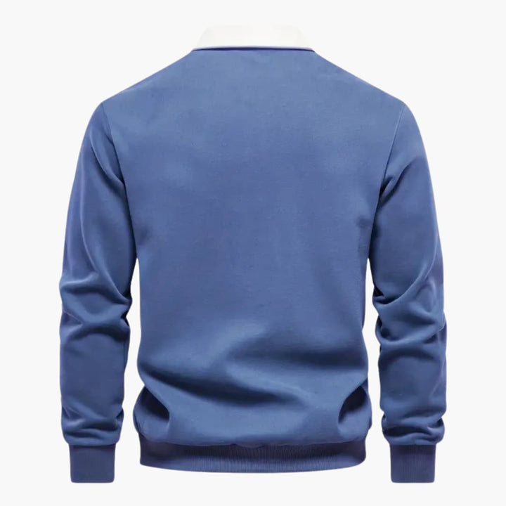Hans - Stilig Color Block-genser for menn