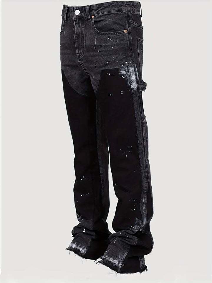 ESKIL - Fargerike denim cargo bukser