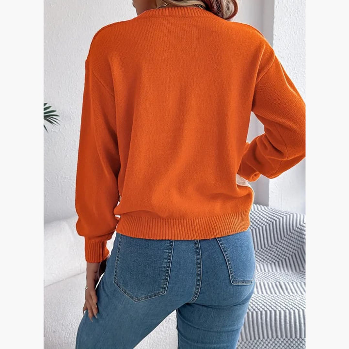 Fabienne - Varm langermet genser for kvinner