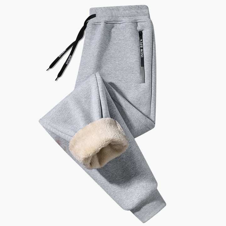 Casual Fleece-forede Bukser for Herre
