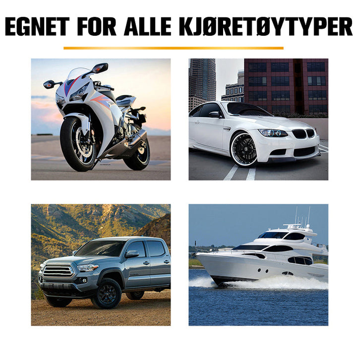 3 i 1 Bilpleiespray - Hurtig, Effektiv, Høybeskyttelse