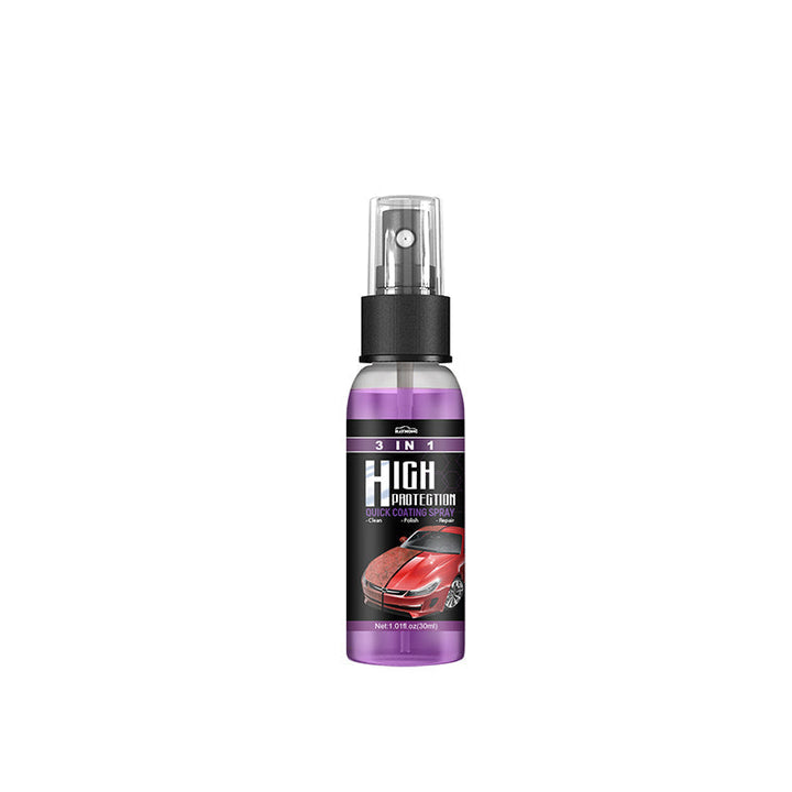 3 i 1 Bilpleiespray - Hurtig, Effektiv, Høybeskyttelse