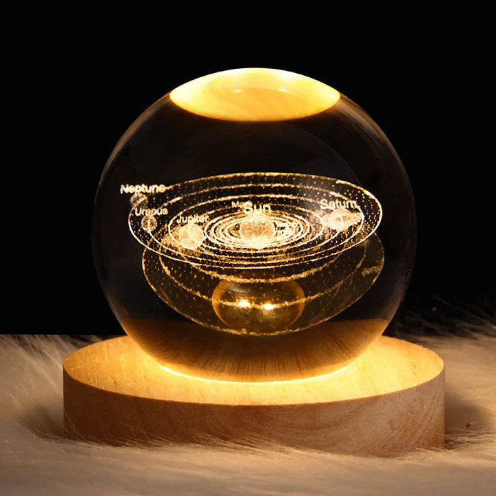 3D Krystall Nattlys for Romantisk Atmosfære