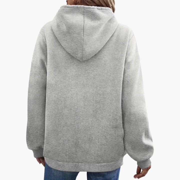 Caroline - Stilig Smile Graphic Hoodie for kvinner