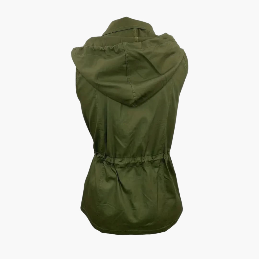 Mara - Stilig vest med snøring i midjen til dame