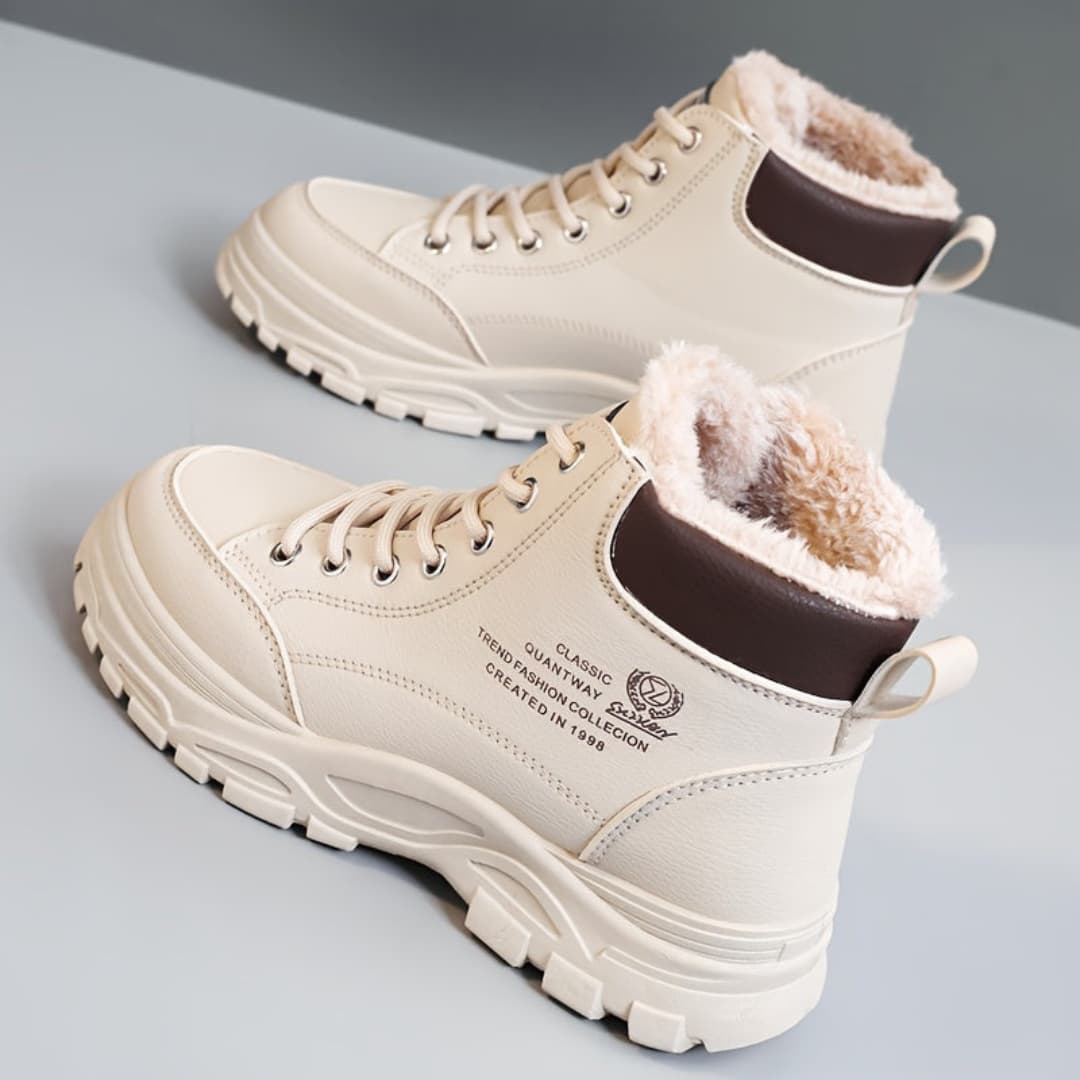 Kvinners Vinter Snøboots Fashion Tykk Såle Sko