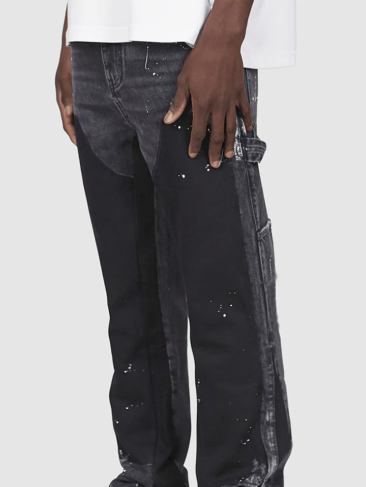 ESKIL - Fargerike denim cargo bukser
