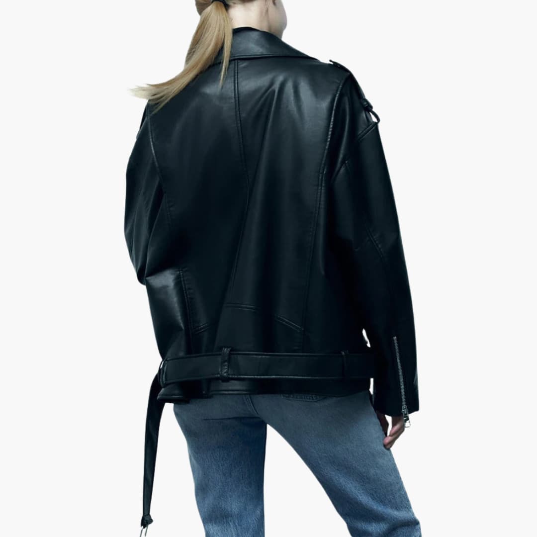 Alexa - Trendy bikerjakke til dame