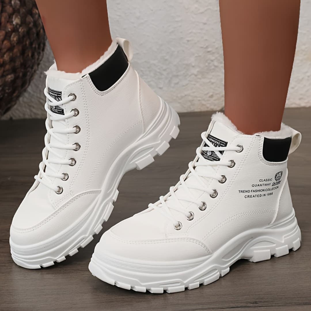 Kvinners Vinter Snøboots Fashion Tykk Såle Sko