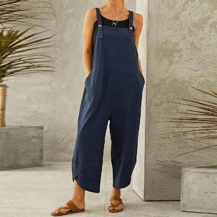 Lena Avslappet sommerjumpsuit