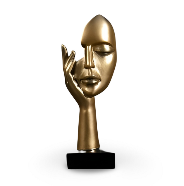 Abstrakt Tenker Skulptur for Moderne Hjem