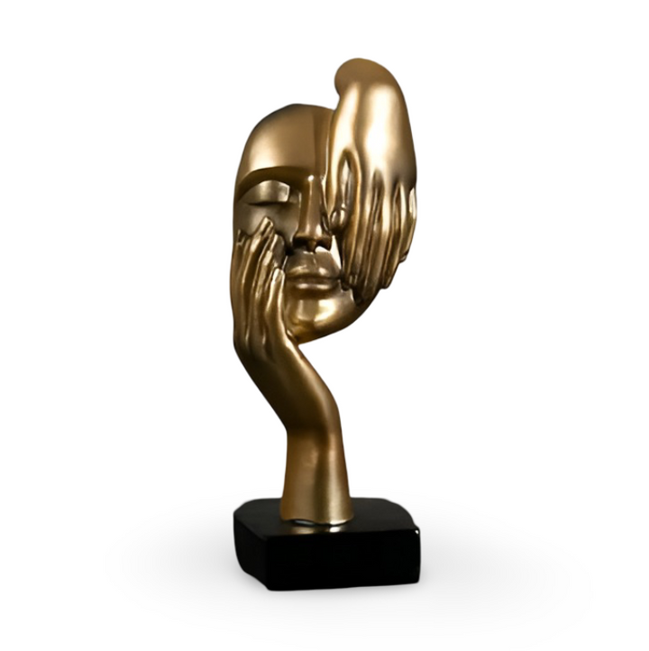 Abstrakt Tenker Skulptur for Moderne Hjem