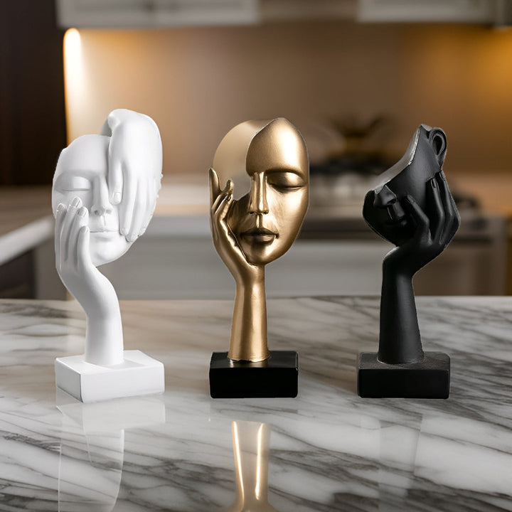 Abstrakt Tenker Skulptur for Moderne Hjem