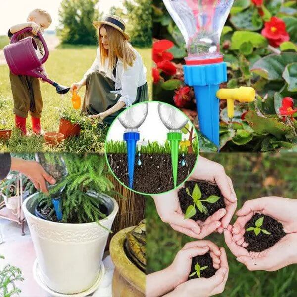 Automatisk Dryppvanningssystem for Planter – Opptil 15 Dager