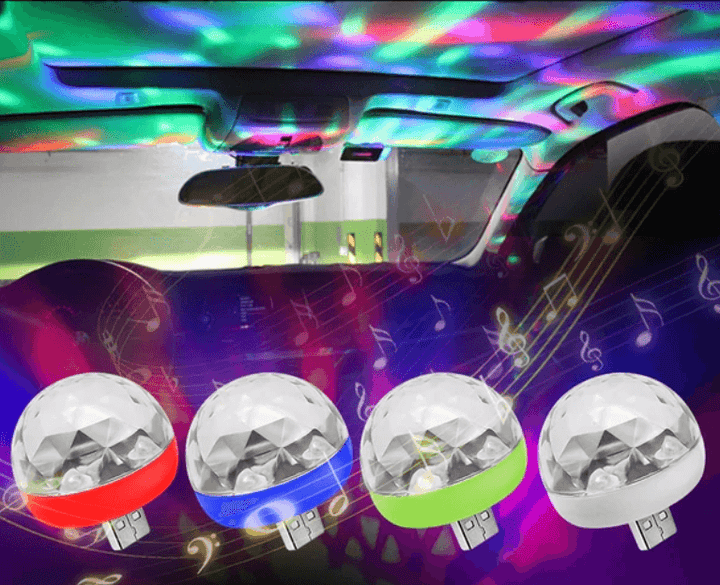 Bærbar USB Disco Lyssopp for Fest