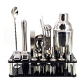 Bartender Kit i Sølv for Cocktailmiksing 23 Deler