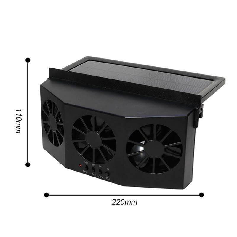 Bilvifte med Solcellepanel – Frisk Luft i Bilen