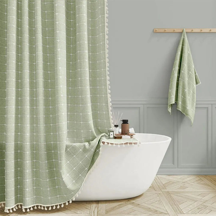 Boho Dusjforheng for Kvinner med Dusker – Elegant Badestil