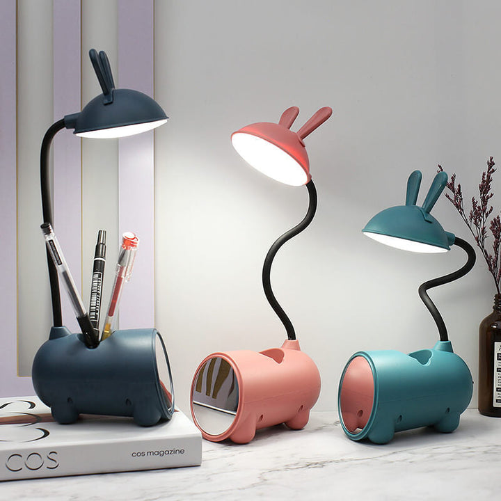 Bordlampe med LED Berøringskontroll og Penneholder