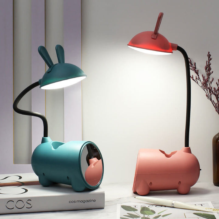 Bordlampe med LED Berøringskontroll og Penneholder