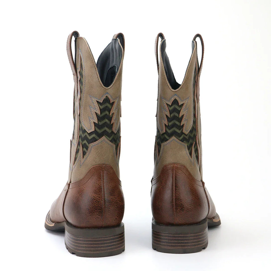 Herre Cowboy Boots Vintage Stil – Tidløs Eleganse