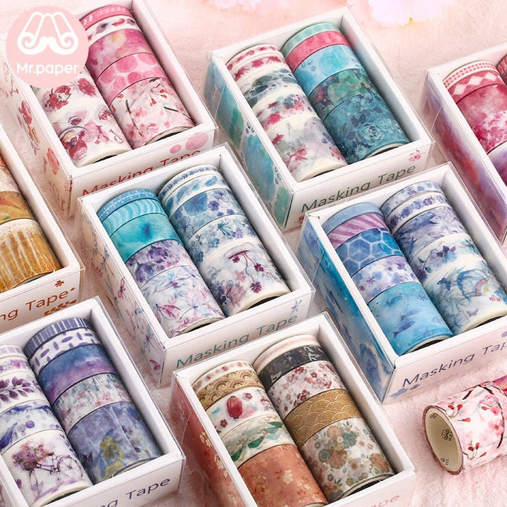 Dekorative Washi Tape-sett for Kreativ Utfoldelse