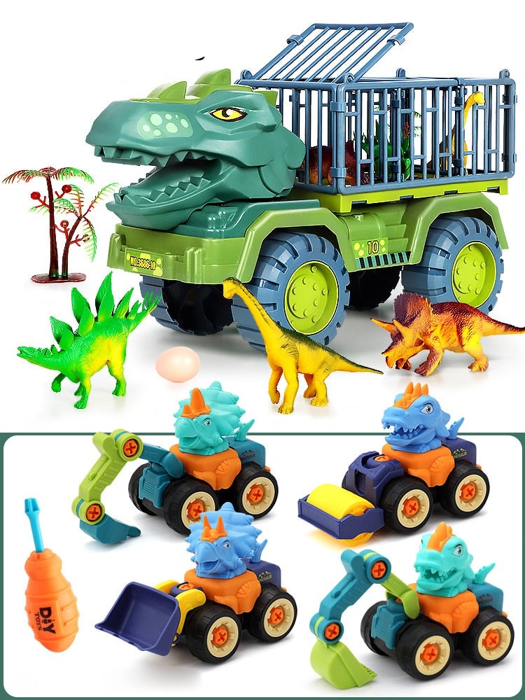Pedagogisk Dinosaur Lastebil Leketøy for Barn
