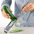 Multifunksjonell Grønnsakskutter - Utskiftbare Kniver | Sølv