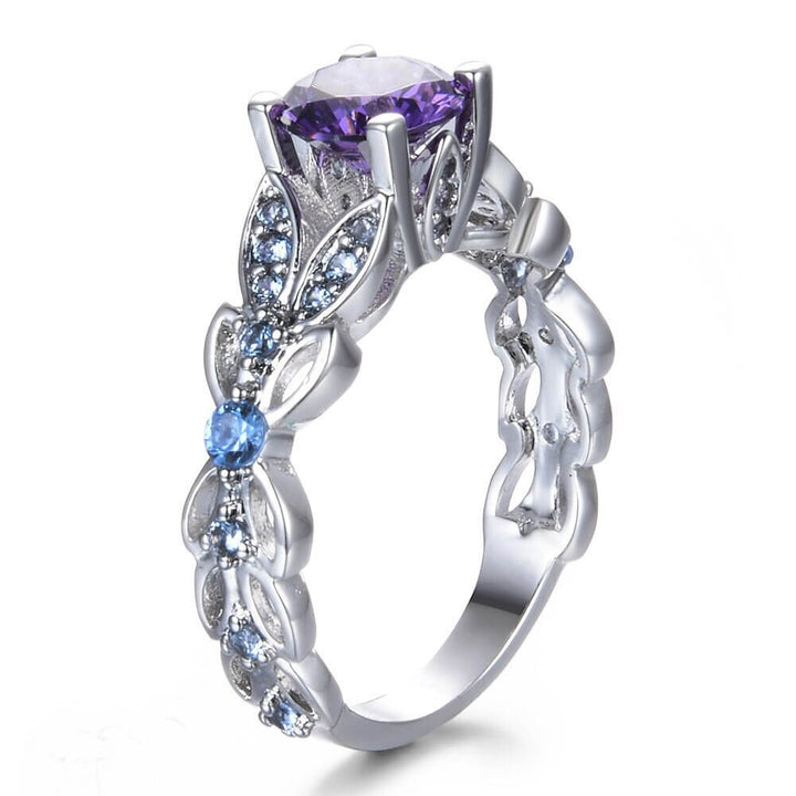 Elegant Ametystring for Kvinner