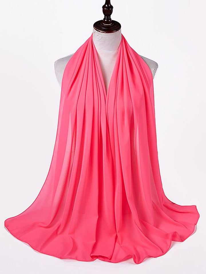 Elegant Chiffon Hijab Pannebånd for Kvinner