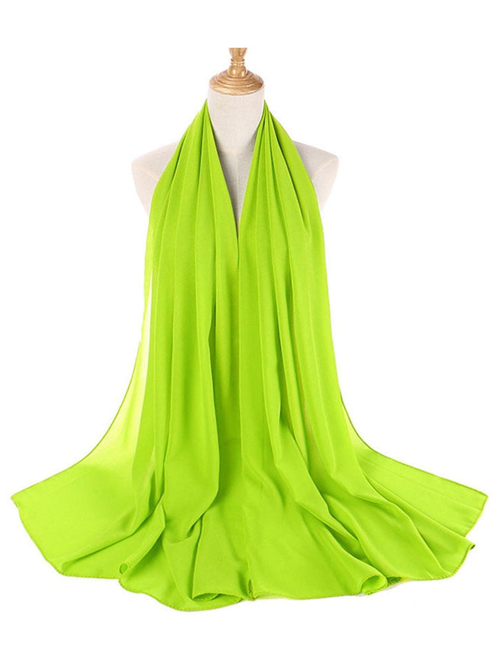 Elegant Chiffon Hijab Pannebånd for Kvinner