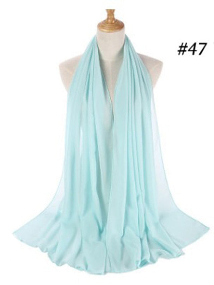Elegant Chiffon Hijab Pannebånd for Kvinner