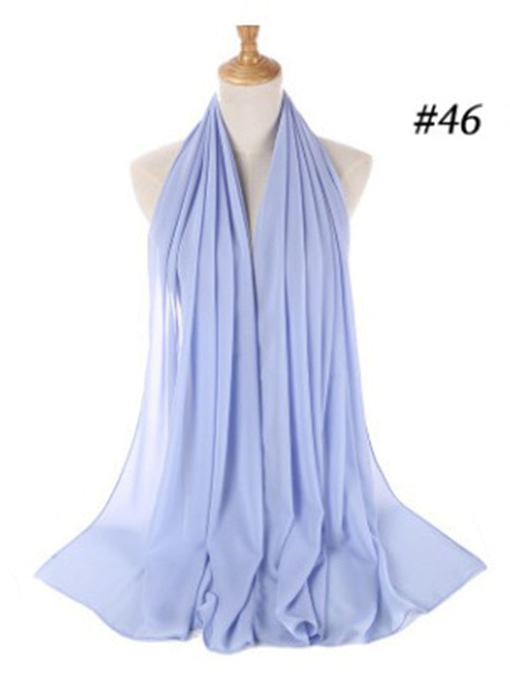 Elegant Chiffon Hijab Pannebånd for Kvinner