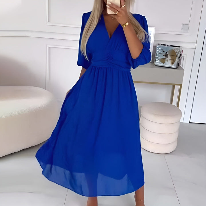 Elegant Chiffongkjole for Kvinner – Lett &amp; Silkemyk Komfort