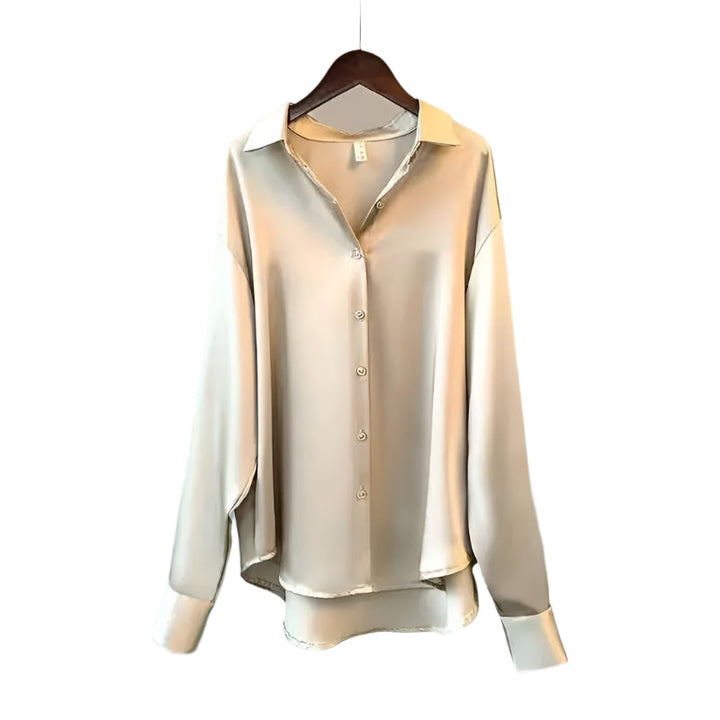 Damebluse med Reverskrage – Elegant og Komfortabel