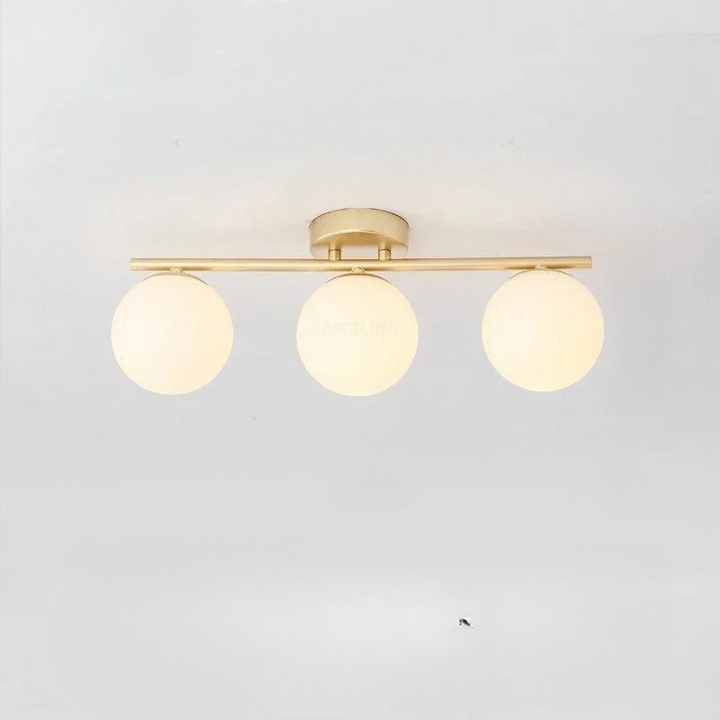 Elegant Glasskule Taklampe – Moderne Belysning for Hjemmet