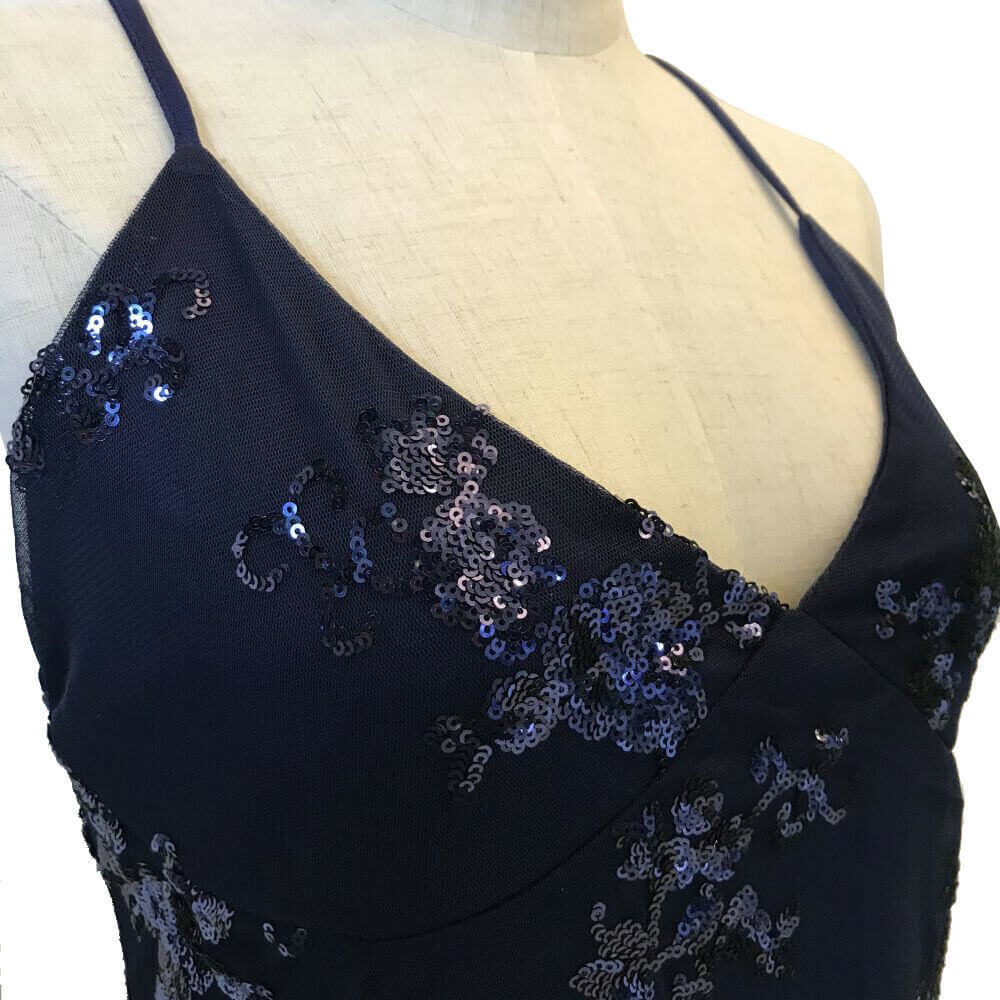 Elegant Havfruekjole for Kvinner med Glitrende Paljetter