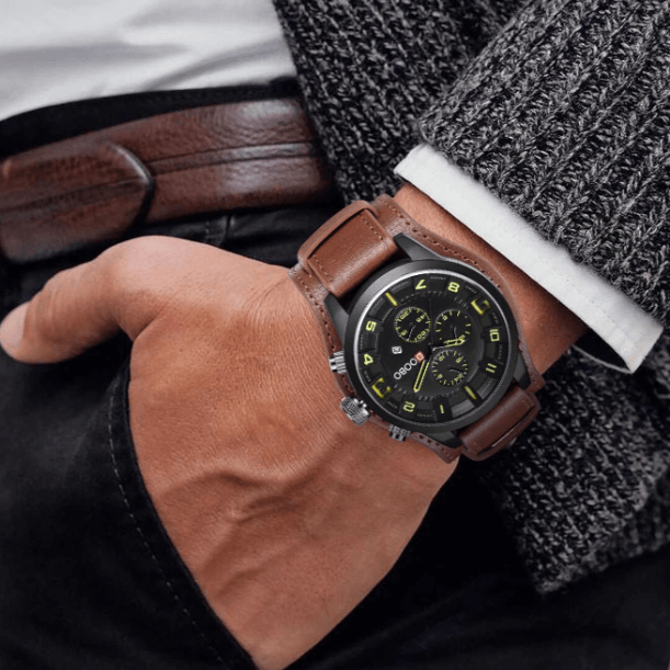 Elegant Herre Navigator Klokke