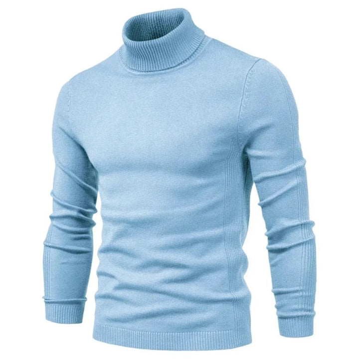 Herres Turtleneck Genser i Klassisk Stil