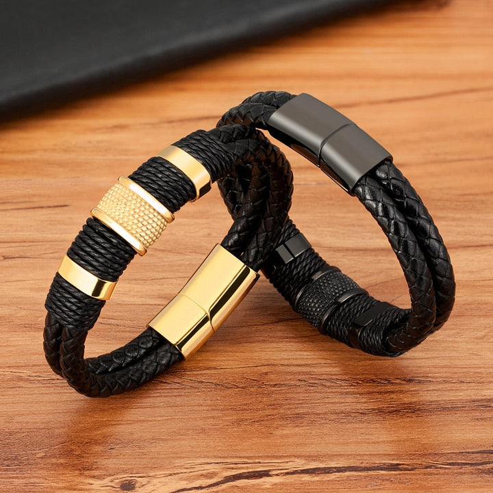 Universal Herre Armbånd i Vevd med Magnetlås