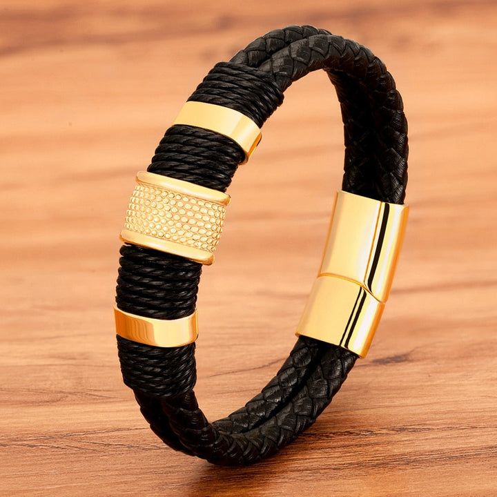 Universal Herre Armbånd i Vevd med Magnetlås