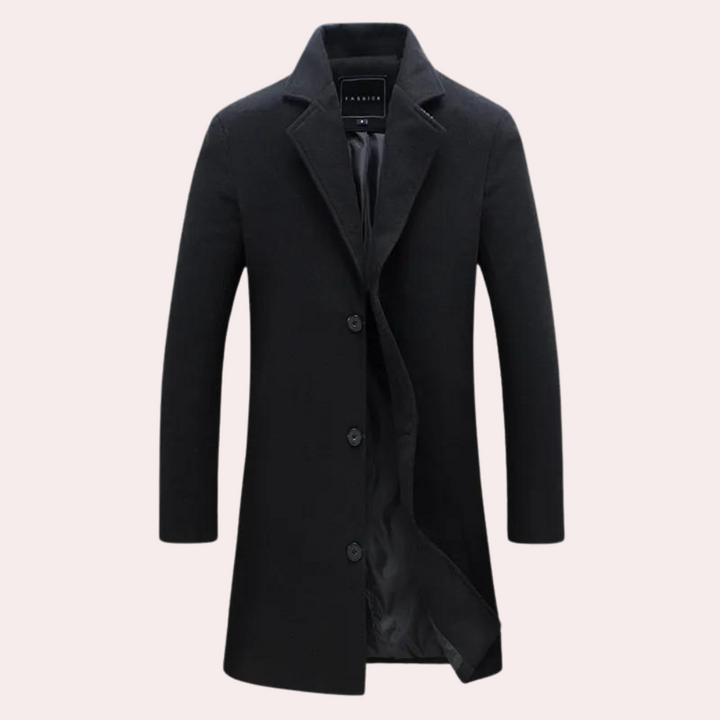 Herre Lang Frakk – Elegant Stil for Enhver Anledning
