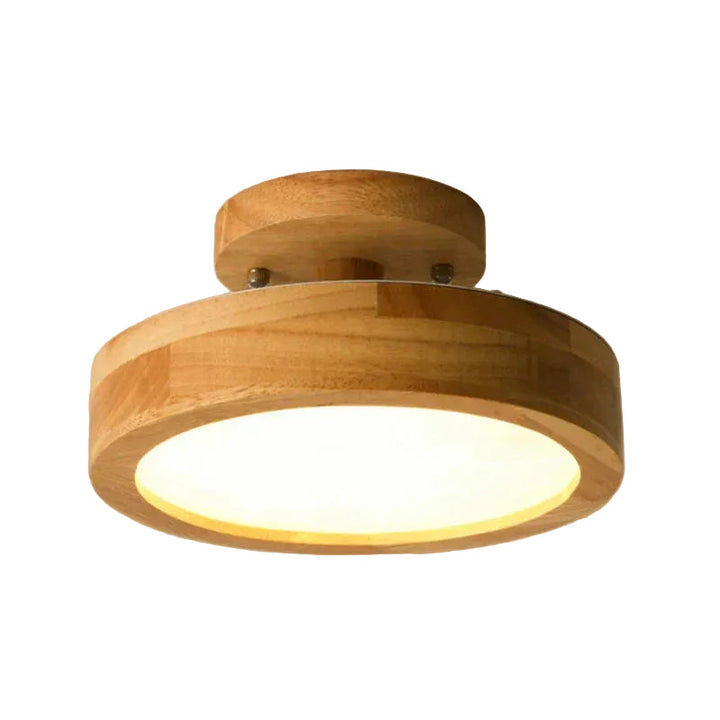 Elegant Rund Taklampe i Skandinavisk Stil for Et Hjem Fullt av Varme