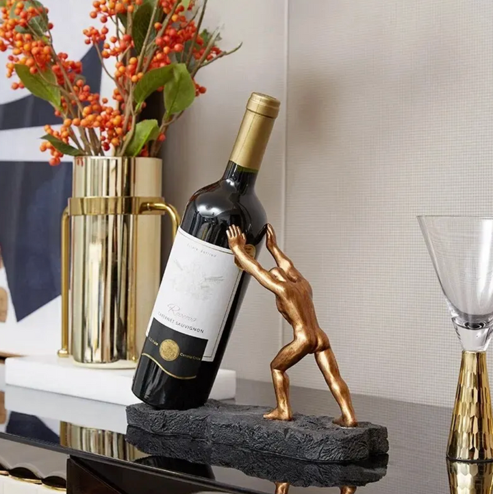 Elegant Vinflaskeholder – Unik Design for Stilfull Servering