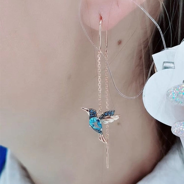 Kvinner Kolibri Dråpeøreringer – Eleganse som Glitrer