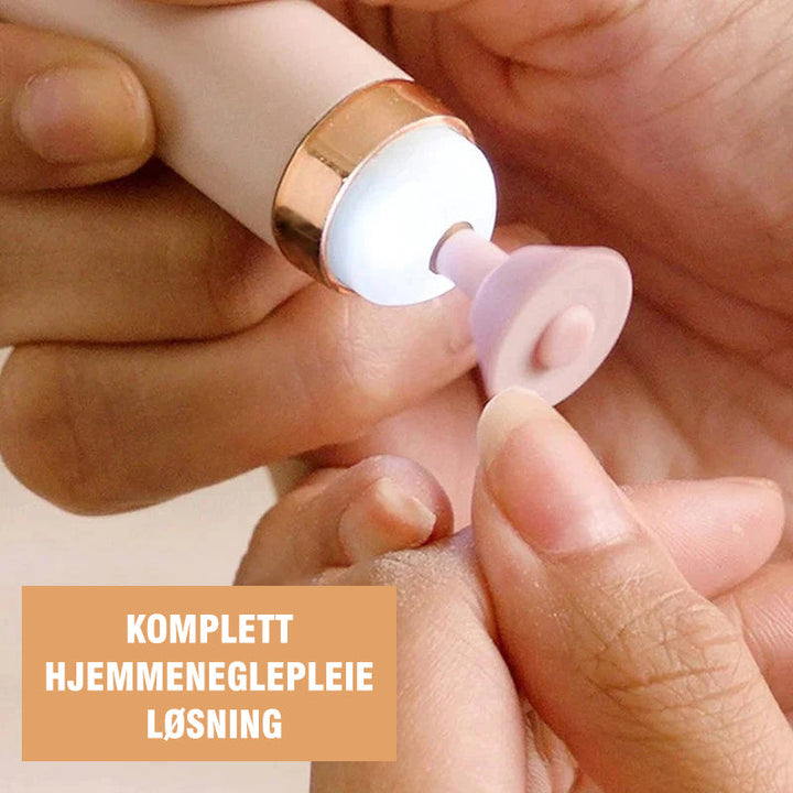 Elektrisk Manikyrsett - Ergonomisk Design | Smertefri Bruk