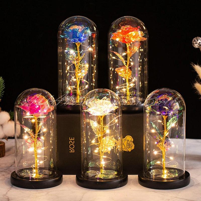 Evighetsrose Galaxy Dome – Romantisk LED-belysning