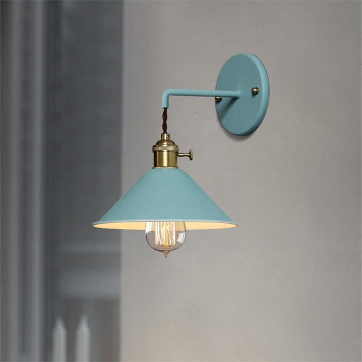 Fargerik Retro Vegglampe for Stue og Soverom
