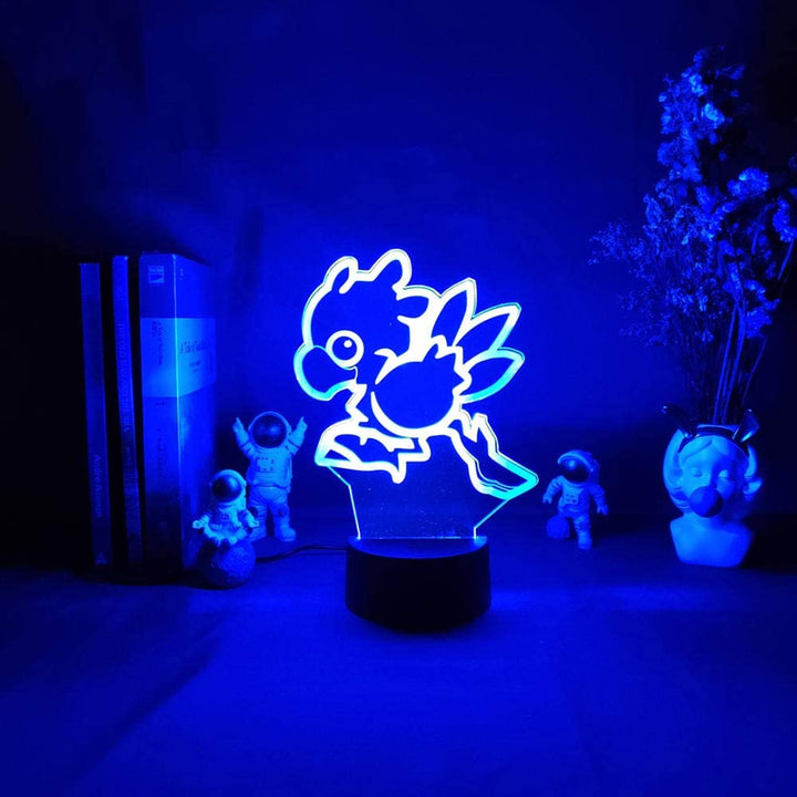 Final Fantasy 3D Bordlampe - Optisk Illusjon Nattlys
