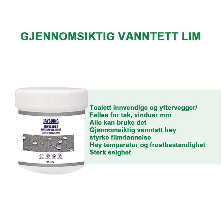 Gjennomsiktig Vanntett Beleggmiddel - Langvarig Beskyttelse
